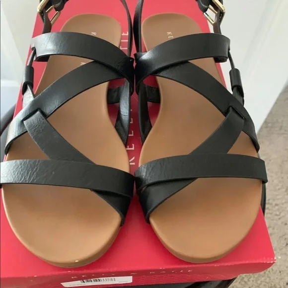 Kelly & Katie Women’s Black Sandals Size 6 - Picture 2 of 7
